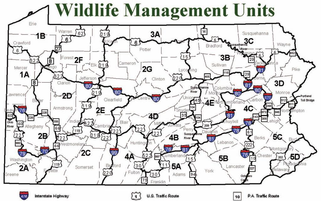Wildlife Management Units are designed to improve wildlife management and, at the same time, simplify hunting and trapping regulations.