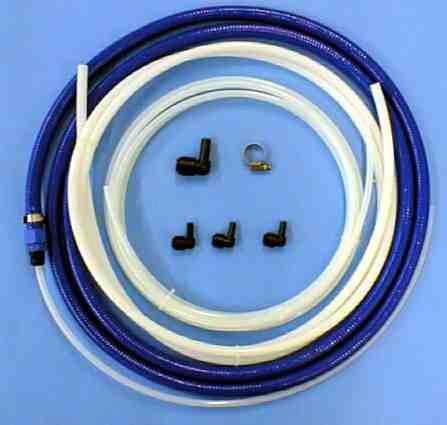 9 INSTALLATION KIT Your installation kit comprises the following items. Contents: 3 metres ½ Blue hose, 7 metres 8mm nylon tubing,.