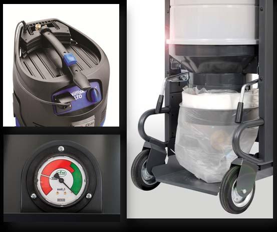 Features of Industrial Strength Vacuums Rugged, durable construction Collection
