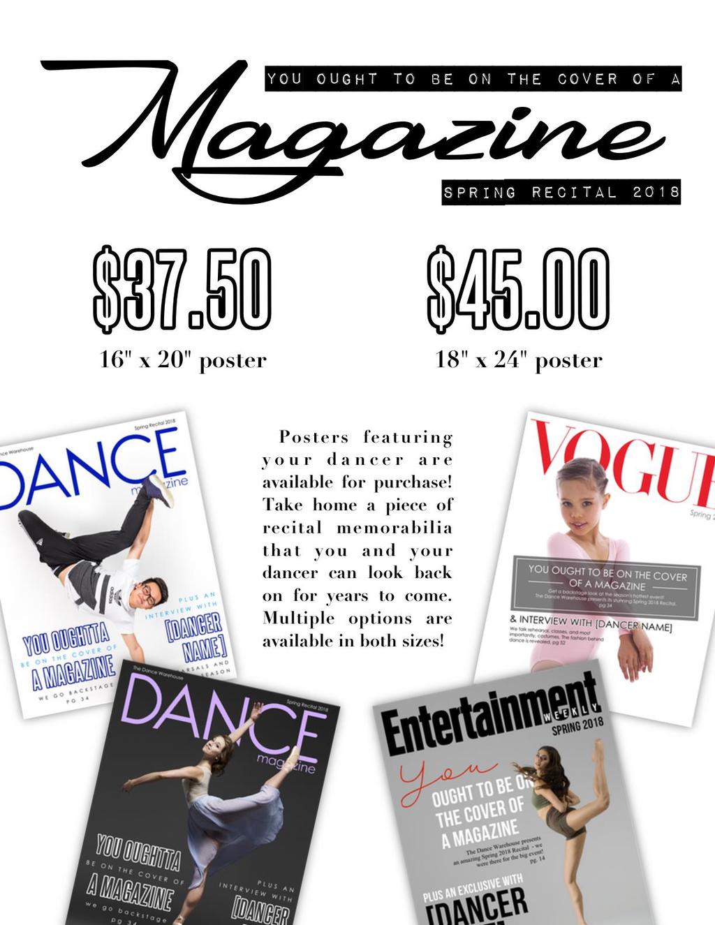 Don t miss out on your chance to actually be On the Cover of a Magazine!