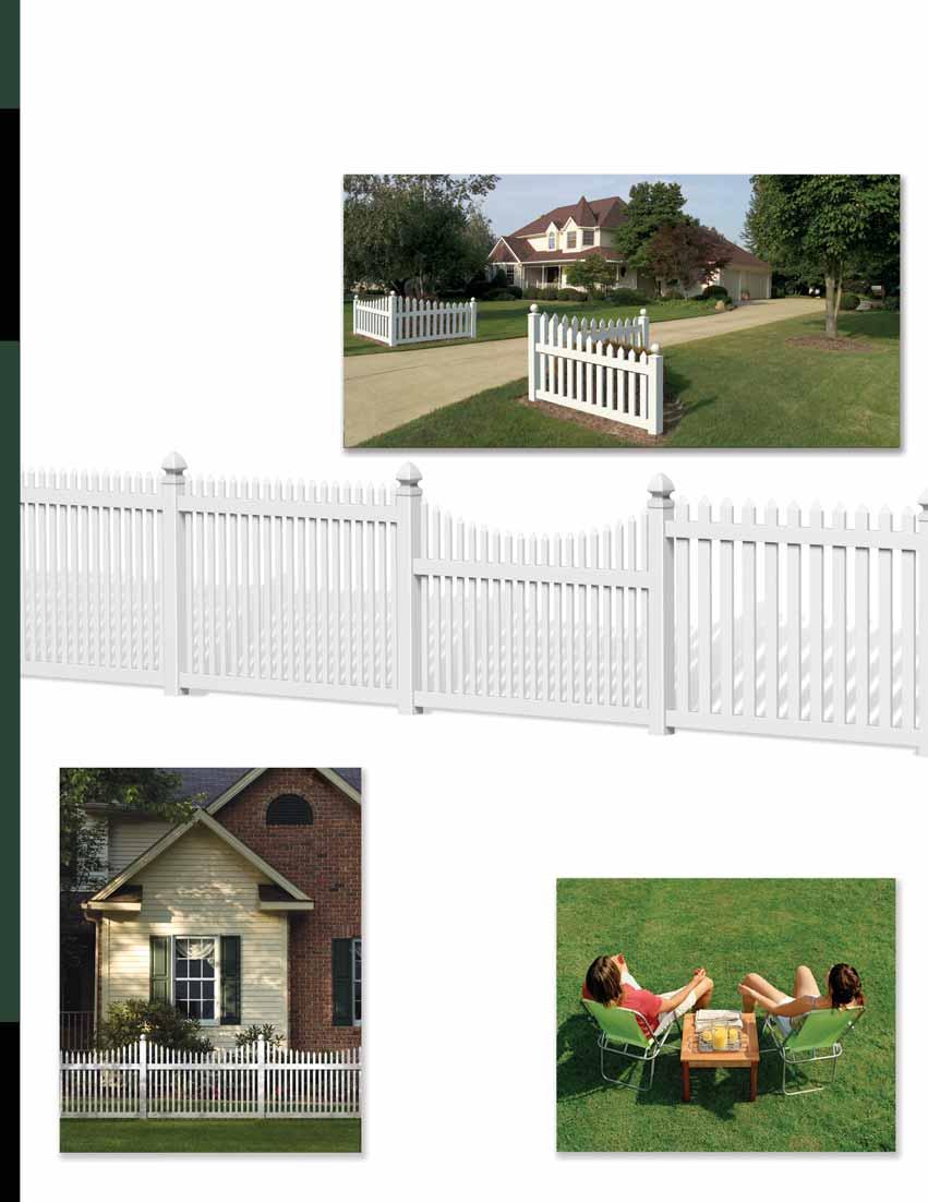 Pickets Because each Enduris fence is made Pickets you ve got a lot of choices! to order, you get to pick all the components.