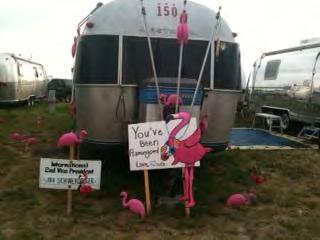 flamingoed by Past Region Nine President, Linda Knezek!
