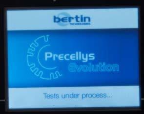 4. Press OK and wait 60 seconds. 5. The Precellys Evolution will restart automatically. 3.