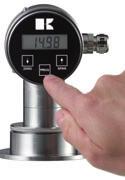 General information series 2000 Calibration As standard the Series 2000 is always equipped with a display and 3 pushbuttons for easy calibration.