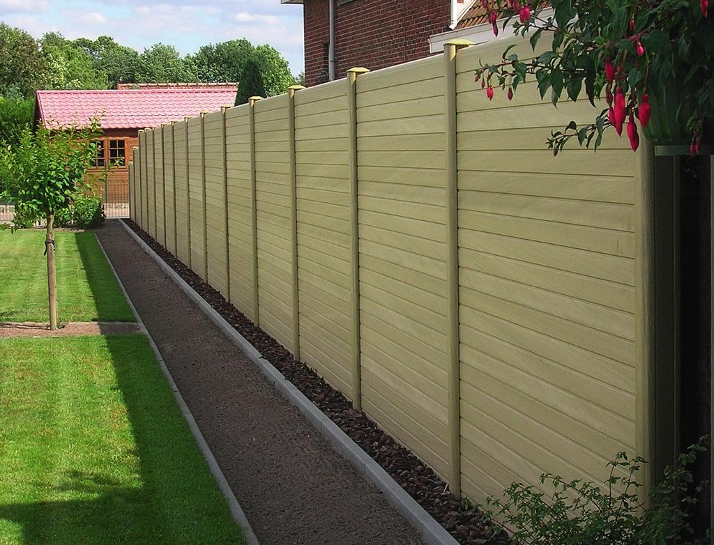 Composite Fencing Transform gardens with