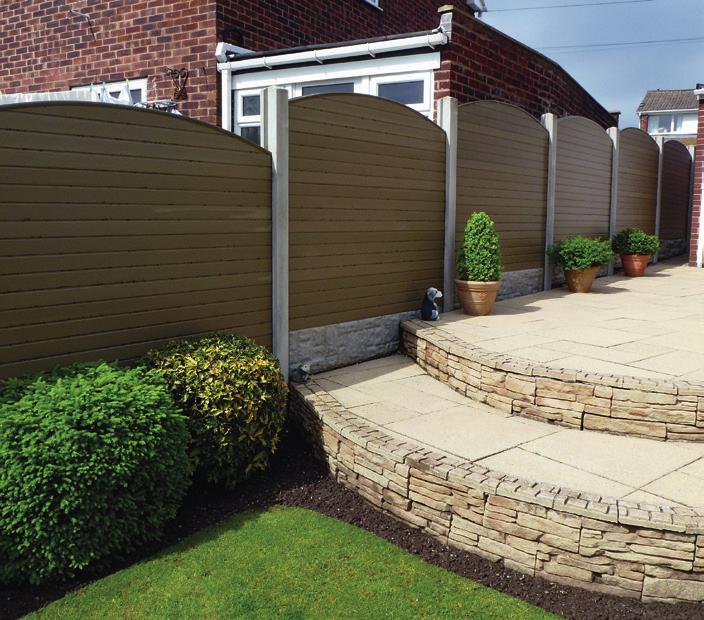 In an instant you have a maintenance free fence which not only looks good but is easy to install and never needs
