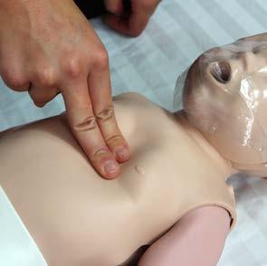 Feel for the infant s brachial pulse for no more than 10 seconds. (Figure 11e) 5. If you cannot feel a pulse (or if you are unsure), begin CPR by doing 30 compressions followed by two breaths.