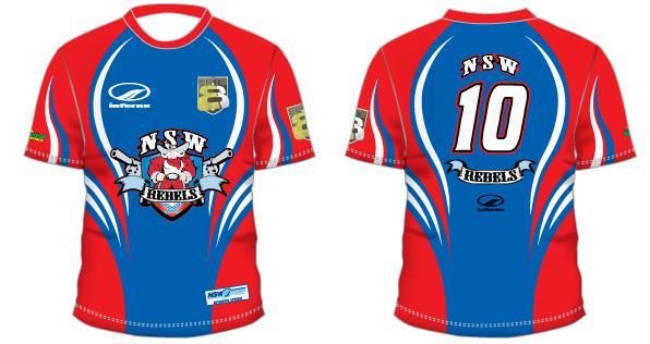 New South Wales Rebels Colours as per