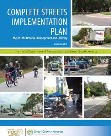 Complete Streets Schedule Policy Adopted 9/2014 Implementation Plan