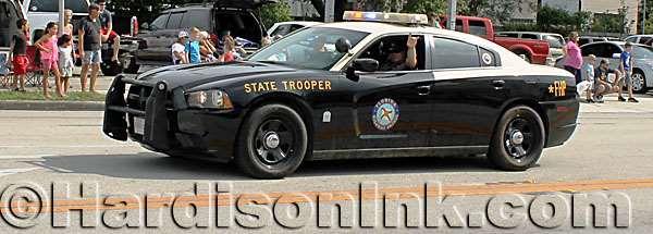 The Florida Highway Patrol is represented in the parade.