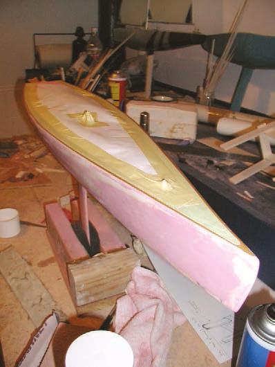 To Do List: Mask out the ply deck. Spray putty the boat and tidy up any imperfections. Finely sand the boat with wet and dry, getting the boat to a smooth finish. Undercoat the hull.