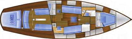 - Lifting keel version: - Lifting keel trunk contains under the main salon table, composite fabrication.