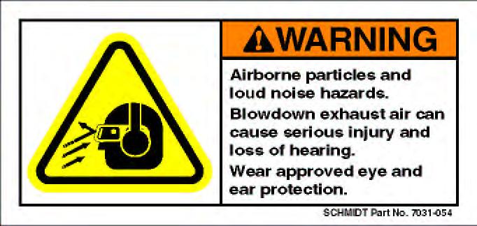 0.0 Warning Decal Identification and Location Listed below are the warning decals and the corresponding hazards related to this equipment. Refer to Figure 0.1a and 0.