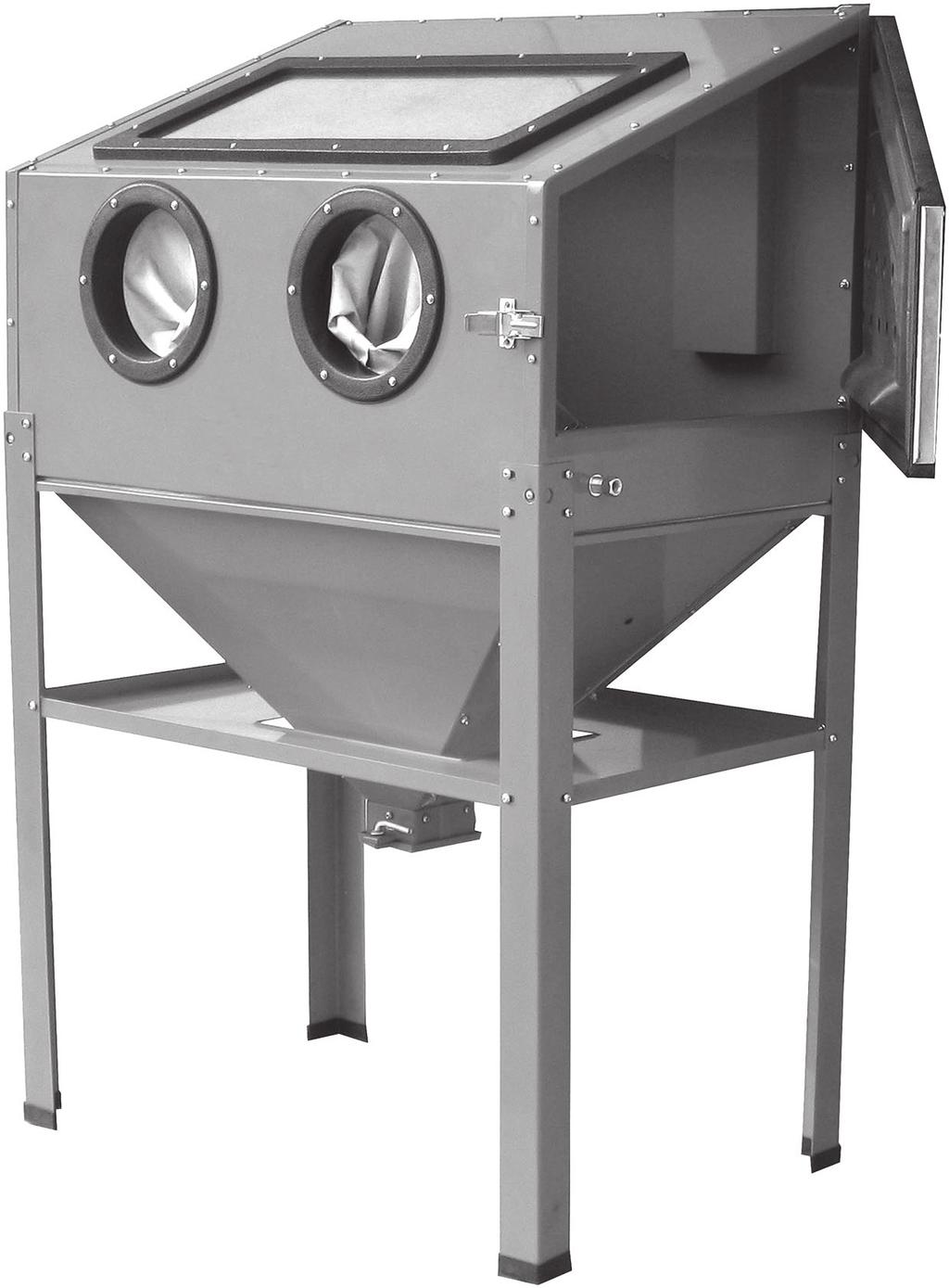 Keep this manual and the receipt in a safe and dry place for future reference. 40 lb. capacity floor blast cabinet Visit our website at: http://www.harborfreight.