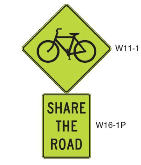 Section 12B-3 - On-Street Bicycle Facilities b. Marked Shared Lanes: In areas that need to provide enhanced guidance for cyclists, shared lanes may be marked with pavement marking symbols.