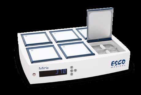 3 Miri Multi-room Incubator for IVF A ground-breaking design for IVF Designed for the fertility laboratory, the new Esco Miri delivers features that not only make sense, but deliver top