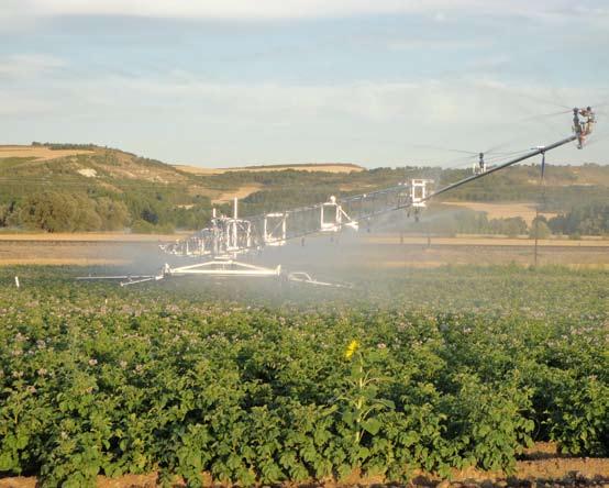 Briggs boom is the best way to irrigate a wide range of crops.