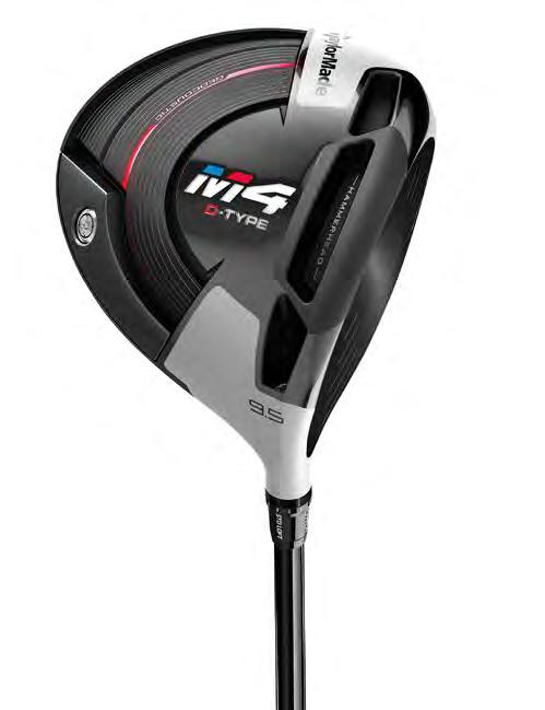 D-TYPE DRIVER STRAIGHT DISTANCE + EXTREME FORGIVENESS IN A DRAW-BIASED DESIGN The new M4 D-Type driver combines the new Twist Face and Hammerhead slot with innovative draw-biased features to provide