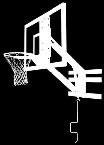 Official-size goal raises and lowers with ease on this system that features a 32" x 48" clear rectangular backboard. Direct mount goal design protects backboard during slam-dunk action.