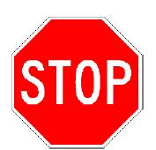 7 Stop Signs Intersection of a minor road with a major road Intersection of a country road, city street with a state highway Unsignalized intersection in a