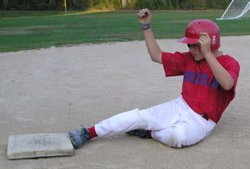 BASE RUNNING From the Batter s Box On grounder to infield, look up after three steps to find ball.