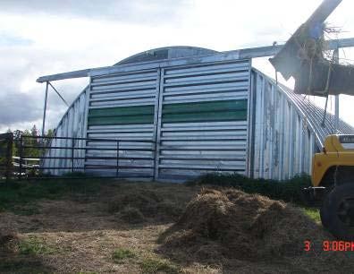 roof Quonset Hut Barn -41 x 80 Cement floored,