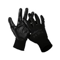 DESCRIPTION: Black nylon glove Black color is ideal to deal with the dirty environment Thin nitrial coating According to EN 388+3121 BENEFITS: A flexible, robust glove offering great dexterity and