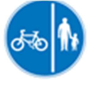 Buses and cycles only Trams