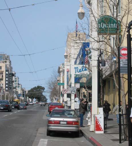 The poles are maintained by Muni while the lighting circuit and fixtures are maintained by the San Francisco Public Utilities Commission (SFPUC).