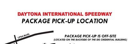15.3. Shipping and Receiving All packages must have the following mailing address: Daytona International Speedway Attn: {NAME/TEAM NAME} - SCCA Runoffs 1801 West International Speedway Blvd.