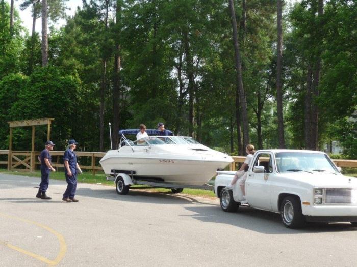 Vessel Safety Checks took place near the Socastee Swing
