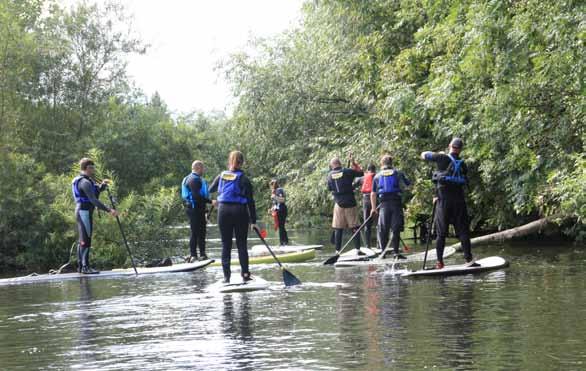 Stand Up Paddleboarding Stand Up Paddleboarding (SUP) is a great way to get out on the water, our sessions will have you standing up in no time and exploring your surroundings. Taster Session - 1.