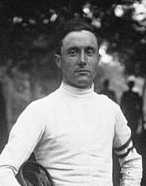 Nedo Nadi (Italy) - (see the photo) collected five golds in fencing (he also had won a gold in 1912); his younger brother Aldo won three team gold and one silver to make the family total a record for