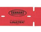 LINARD a harder, tear and wear resistant material from Linatex Ltd designed for front squeegee blade use.
