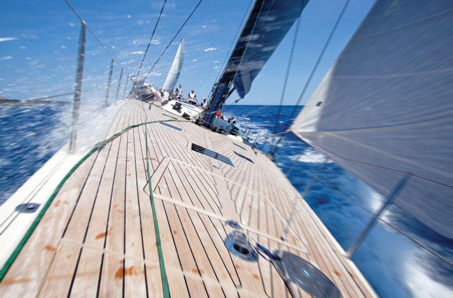 8 ISSUE FIFTEEN JUSTIN RATCLIFFE It was hard to find the time away from work to spend nearly three weeks at sea sailing from Cape Town to Cape Verde, says the Italian owner.
