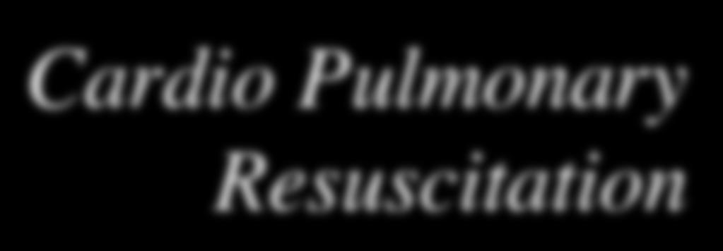 Cardio Pulmonary Resuscitation w American Heart Association recommends a compressionventilation