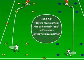 Work on various (2) player combinations: -1/2 touch passing, through balls, overlaps, wall passes, etc.