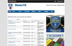 Online Booking Step 1 Go to www.devonfa.com and click on the Coaches tab at the top of the page. Step 2 Click on the Book on a Course Online tab from the drop-down menu.