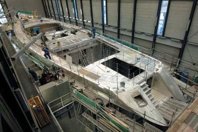 Software pioneer Jim Clark has chosen the yard for three successive orders: the legendary yachts Hyperion, Athena and Endeavour II, to be launched in the fall of 2008.