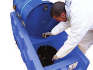 chemical spill kits that provide a cleaning up solution for accidental chemical leaks or spillages.