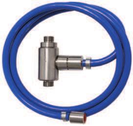 74 A quality stainless steel injector for use on high pressure systems where dilute disinfectant is required.  3/8" male BSP inlet / outlet connections Order Code Price Kew Foam Injector SKS01800 92.