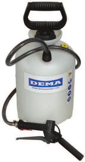 unit is a non-pressurised fully mobile foam generator requiring only an air supply. The reservoir is filled with pre-diluted foam detergent solution and connected to an industrial air supply.