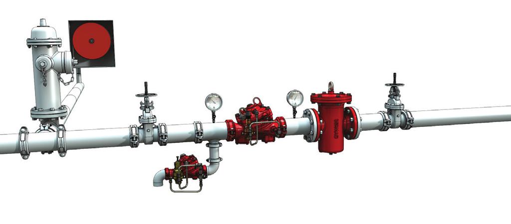 Installed singly, the 867-4T provides a standard pressure-reducing system.