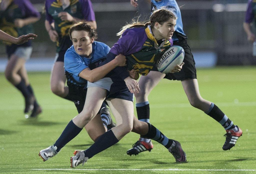 5. Schools of Rugby Action from the Scottish Schools Cup Final for under-15 girls between Shawlands Academy and Carrick Academy at Scotstoun Stadium The Schools of Rugby programme was established in