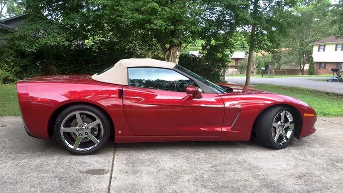 I talked with the sales guy and took the Vette out for a test drive. Returning to the dealership, I took it home the same day.