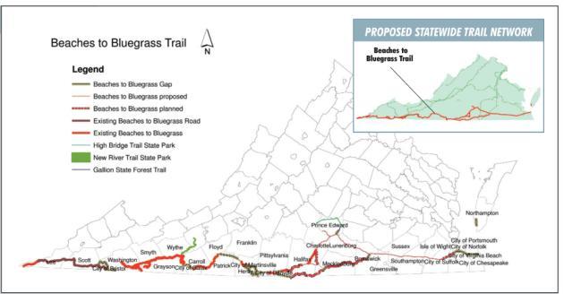 Bicycle & pedestrian projects underway Pedestrian Policy Plan Beaches to Bluegrass trail