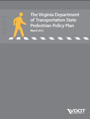 Pedestrian Policy Plan The Pedestrian Policy Plan is underway and should be completed by Summer, 2013 HNTB is the consultant assisting with the project The plan outlines background information on