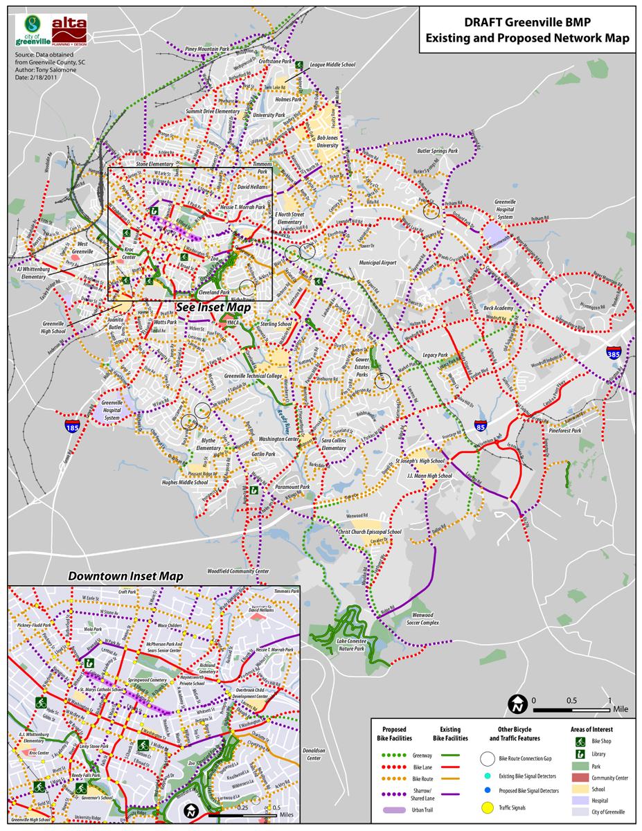Proposed Bikeways Based on: Public Input PAC input Previous plans: Greenway Plan GPATS Long Range Transportation