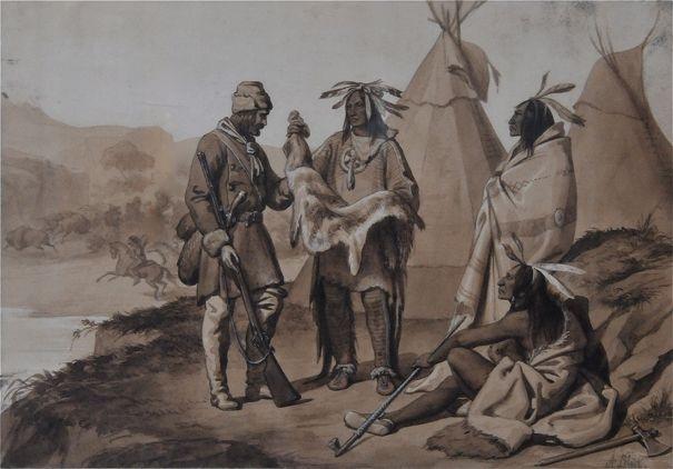 Menominee Tribal History French fur traders took furs from the Menominee French fur traders offered