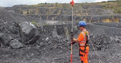 Therefore the Operator needs to consider any activities that take place at the top of quarry faces and this would include inadvertent and unauthorised access, face profiling and surveying activities,